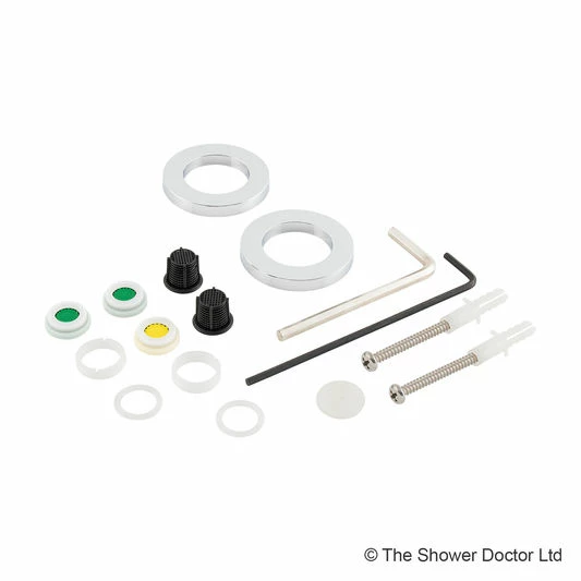 Bristan 1503 Exposed Thermostatic Mixer With Lever, Valve Only (Chrome/White) - SWTS1503ECP-L - Image 2