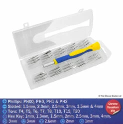Universal 31 Piece Precision Screwdriver Set