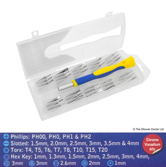 Universal 31 Piece Precision Screwdriver Set