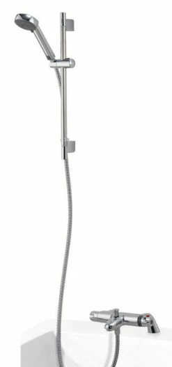 Aqualisa Midas 100 Bath Shower Mixer With Adjustable Head - Hp/Combi - Md100bsm