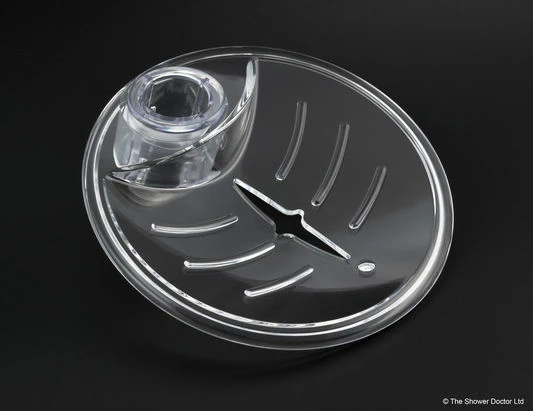 Bristan Soap Dish For 25mm Rails (Clear) - DISH SP 4140 217 SB TD