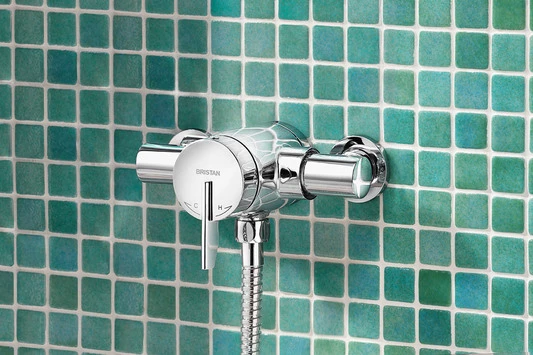 Bristan Sonique 2 Thermostatic Surface Mounted Shower With Adjustable Riser (Chrome) - SOQ2SHXARC - Image 2