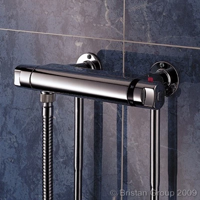 Bristan Surface Mounted Pipework Fittings Chrome Plated WMNT4 C