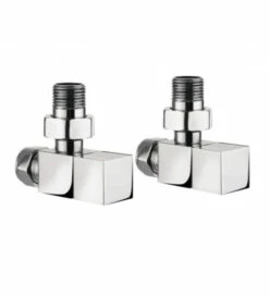 Crosswater Elite Angle Wall Mount Square Rad Valves - Radva2