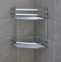 Euroshowers Satina - Corner Double Chrome - 57590