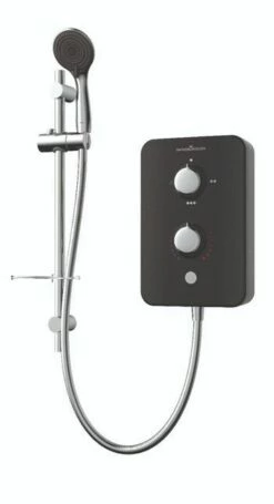Gainsborough Slim Duo Electric Shower (Piano Black) 9.5kw - GSDPB95