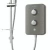 Gainsborough Slim Duo Electric Shower (Titamium Grey) 8.5kw - GSDTG85