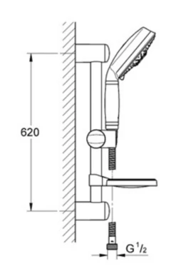 Grohe 27139 Rainshower Set 600 Rustic 130 - 27139000