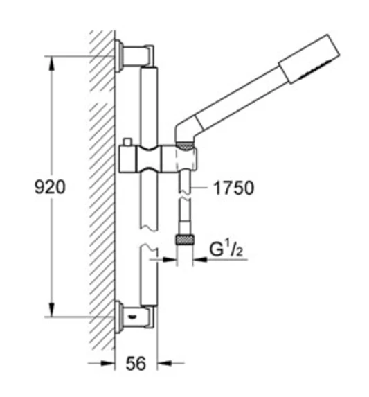Grohe 28347 Sena Shower Set 900Mm - 28347000