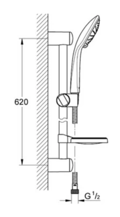 Grohe Euphoria Shower Set Massage 27231000