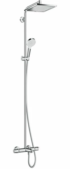 Hansgrohe Crometta E 240 Shewerpipe Bath Shower Mixer - 27298000