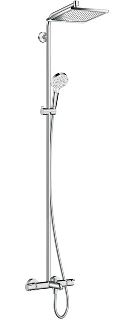 Hansgrohe Crometta E 240 Shewerpipe Bath Shower Mixer - 27298000