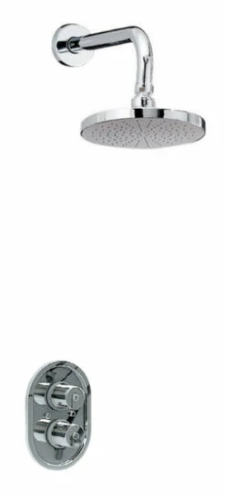 Inta Deluge Thermostatic Concealed Shower With Overhead Arm & Soaker - Dl40013cp