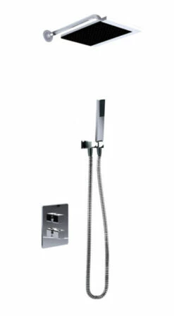 Inta Mio Thermostatic Concealed Shower (Dual Outlet) With Overhead Soak & Rinse Station - Mi80017cp