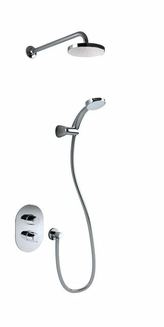 Inta Sulis Thermostatic Concealed Shower With Overhead Soaker.