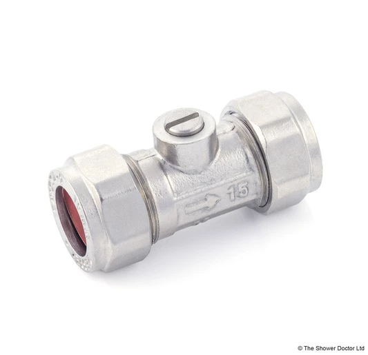 City Plumbing Isolating Valve 15mm Chrome