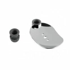 MX Universal Soap Dish For 22mm And 25mm Rails (Chrome) - HJ2