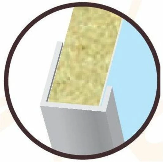 Rearo Selkie 2.4M End Cap Finishing Trim (Polished Silver) - Image 2