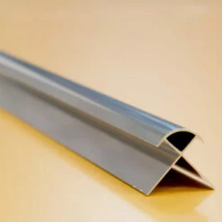 Rearo Selkie 2.4M External Corner Profile Finishing Trim (Polished Silver)