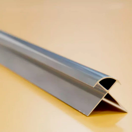 Rearo Selkie 2.4M External Corner Profile Finishing Trim (Polished Silver)
