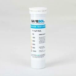 Safesol Test Strips That Measure 0-1000ppm Peroxide (Qty 100) - TS100-0-1000