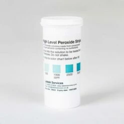 Safesol Test Strips That Measure 0-5000ppm Peroxide (Qty 50) - TS50-0-5000