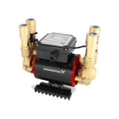 Grundfos Amazon 1.5 Bar Positive Twin Impeller Brass Heavy Duty Regenerative Shower Pump - 96787446