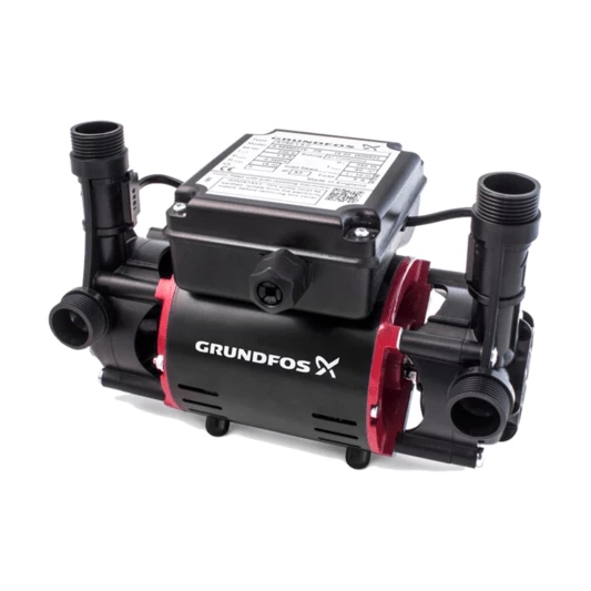 Grundfos Str2 Positive 1.5 Bar Twin Impeller Regenerative Shower Pump - 98950216