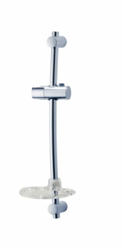 Triton Alfie 530mm Shower Rail Kit (White/Chrome) - TSALFIEKWC