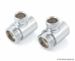 Triton Bar Mixer Fixings Exposed Pipework Chrome - Unbmxfixex