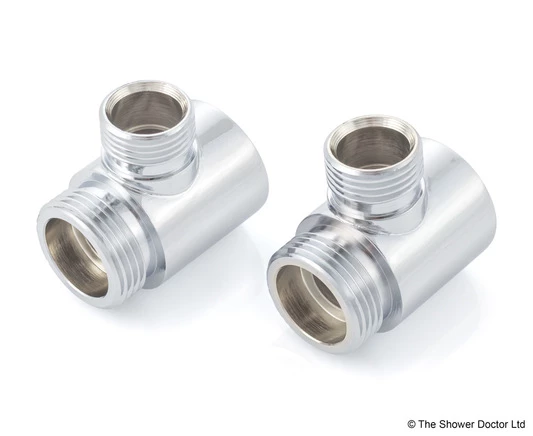 Triton Bar Mixer Fixings Exposed Pipework Chrome - Unbmxfixex