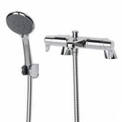Triton Eden Bath Shower Mixer With Hose, Showerhead And Wall Holder - Unedthbsm