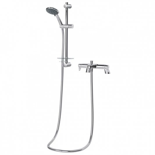 Triton Eden Tmv2 Bath Shower Mixer With Riser Rail Kit - Unedthbsmrr