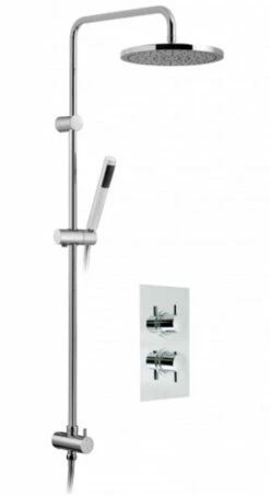 Vado Celsius Concealed 2 Handle Thermostatic Shower Valve - WG-CELBOXSQ/RRK-C/P