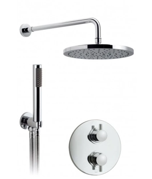Vado Celsius Round Concealed 2 Outlet Thermostatic Shower Vavle - Wg-Celbox/4-C/P