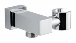 Vado Mix Integrated Outlet And Shower Bracket Wall Mounted (Chrome) - Mix-Weo-C/P