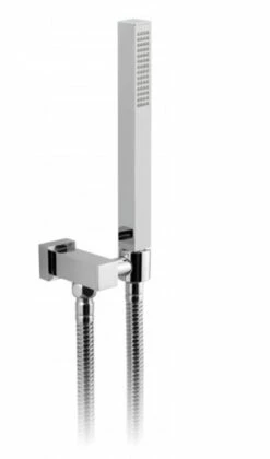 Vado Mix Single Function Mini Shower Kit With 150Cm Shower Hose And Bracket With Integrated Outlet (Chrome) - Mix-Sfmkwo-C/P