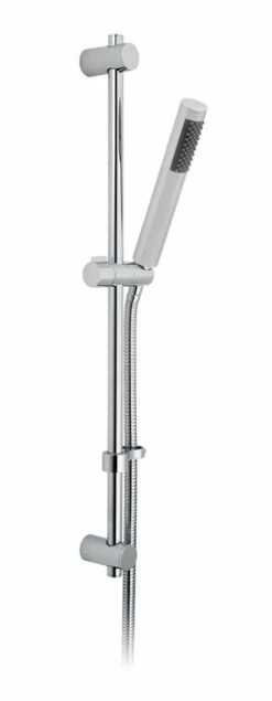 Vado Venus Slide Rail Shower Kit With Single-Function Rub-Clean Shower Handset, 600Mm Slide Rail And 150Cm Shower Hose (Chrome) - Wg-Venuskit-C/P