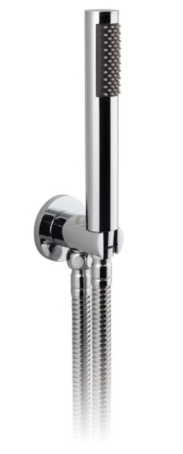 Vado Zoo Single Function Mini Shower Kit With 150Cm Shower Hose And Bracket With Integrated Outlet (Chrome) - Zoo-Sfmkwo-C/P